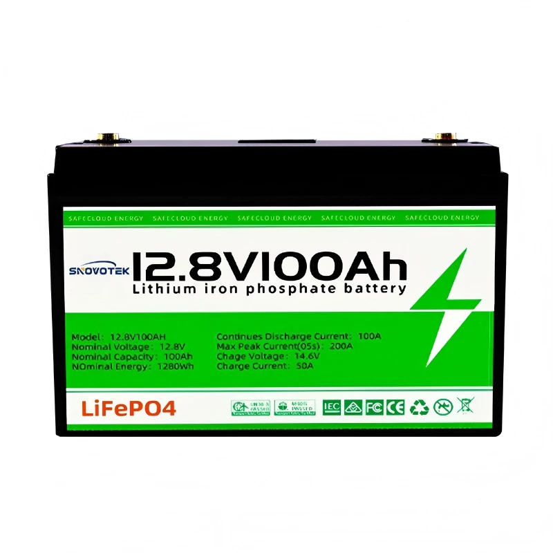 Bateria LiFePO4 de substituição de chumbo-ácido: 12V/24V 100Ah de alta capacidade com 3000+ ciclos